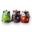 Lot de 3 porte clés hibou