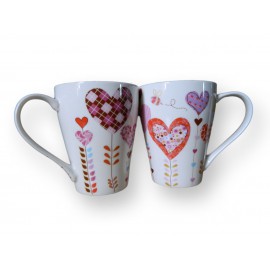 Duo tasses coeur